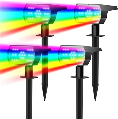 정원 야드 조경을 위한 다색 RGB 옥외 태양 색깔 변화 빛
